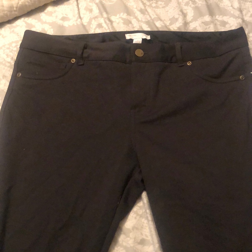 New York and Company Ponte Knit Leggings Sz 10